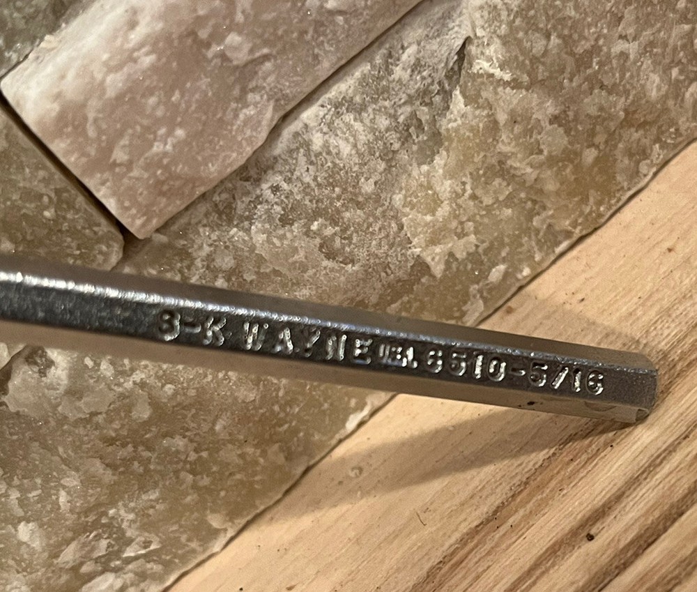S-K Hand Tools 6510 5/16" Flat Chisel - Clean Condition