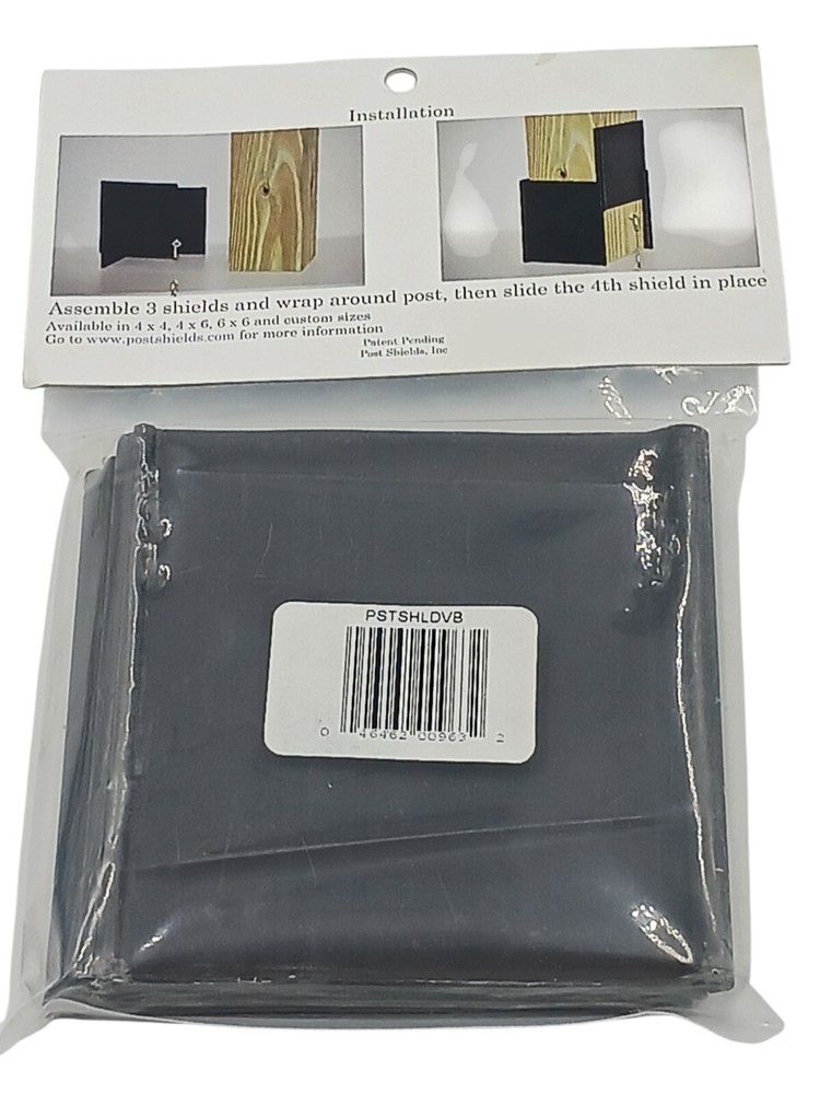 Post Shields Post Protector Conceal & Protect Your Mailbox, Deck & Fence Posts