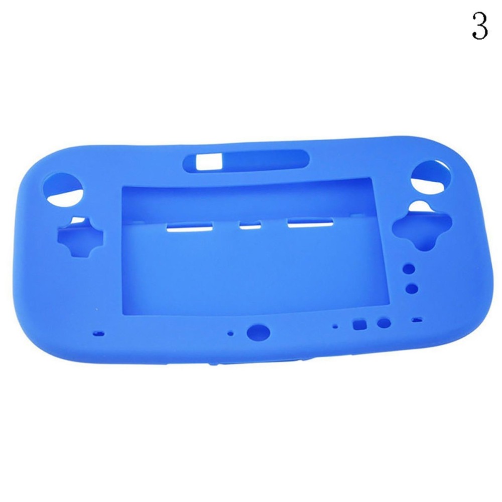 Blue Silicone Cover Protective Case For Wii U Gamepad Wireless Controller aa