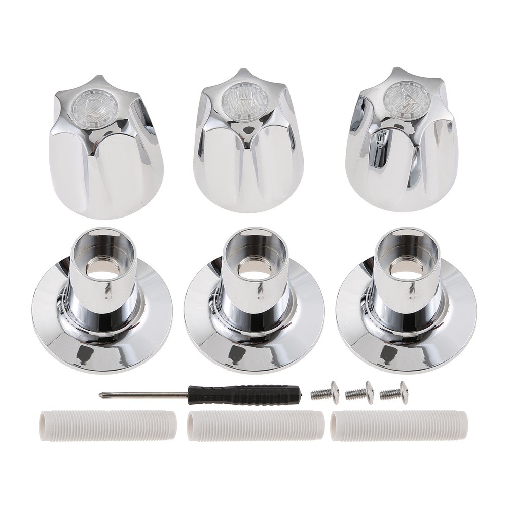 3Pcs Shower Knobs Replacement For Price Pfister Contessa Shower Faucet Handle