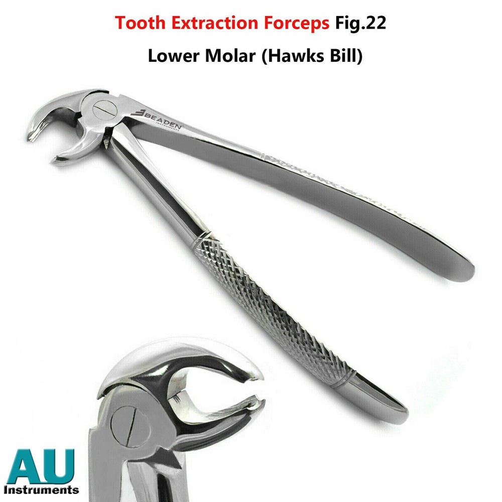 Dental Tooth Extraction Forceps Extracting & Coupland Elevators Loosening Root