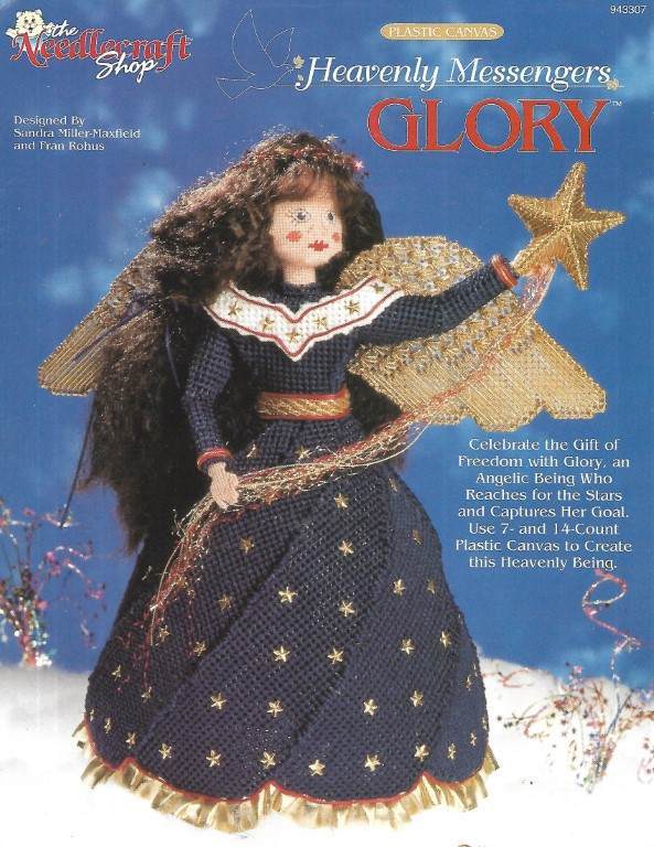 NEW PLASTIC CANVAS HEAVENLY MESSENGERS GLORY