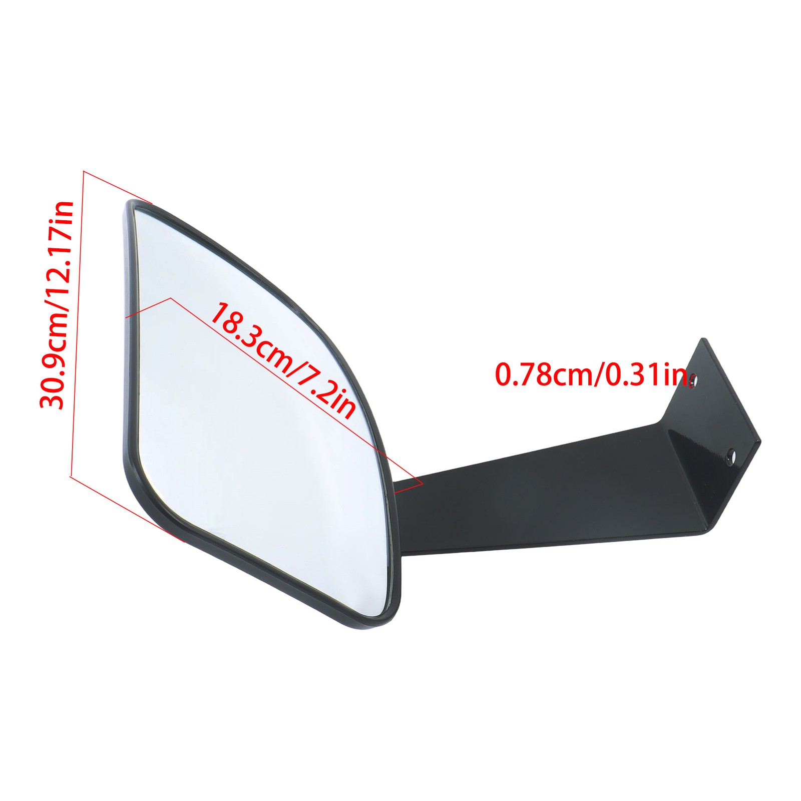 Left & Right Rearview Value Mirrors For JOHN DEERE 5000 & 6000 Series #DM2455000