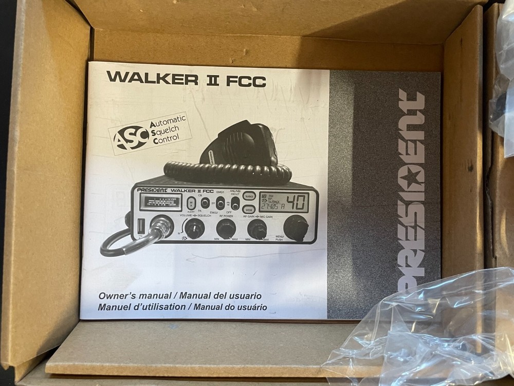 PRESIDENT ELECTRONICS WALKER II FCC