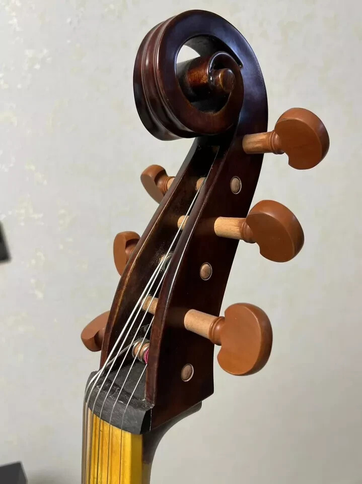 Good sound 6 string viola da gamba 29 inch, Professional Viol,Flame maple back