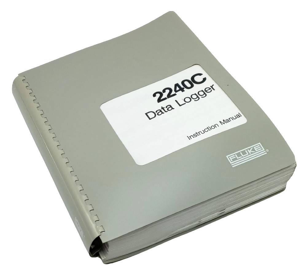 Fluke 2240C Data Logger Instruction Manual