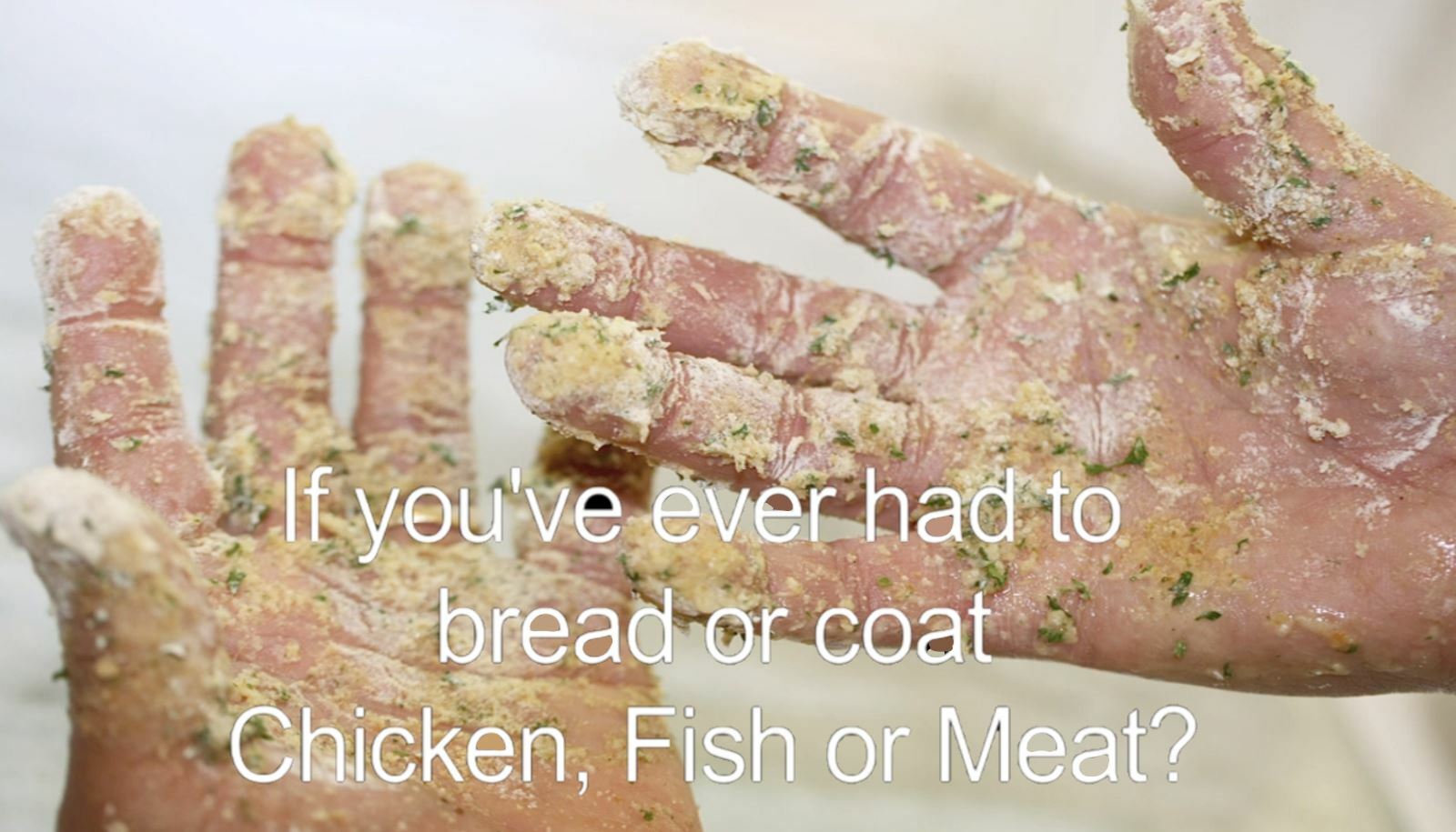 Ron Popeil's No Mess Food Coating Shaker All In One Kitchen Breader Batter Bowls