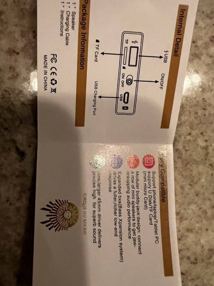 cirque du soleil kooza speaker