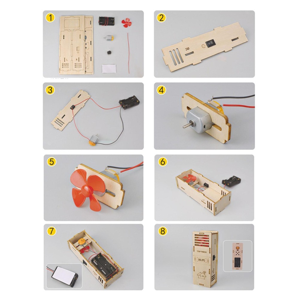 DIY Air Conditioner Model Kit Science Experiment Electronics Kit for Teens