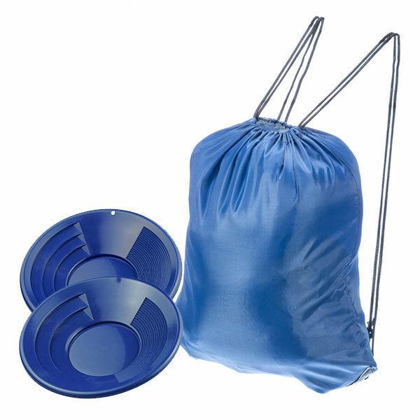 12" & 10"  Blue Gold Pan Panning Kit