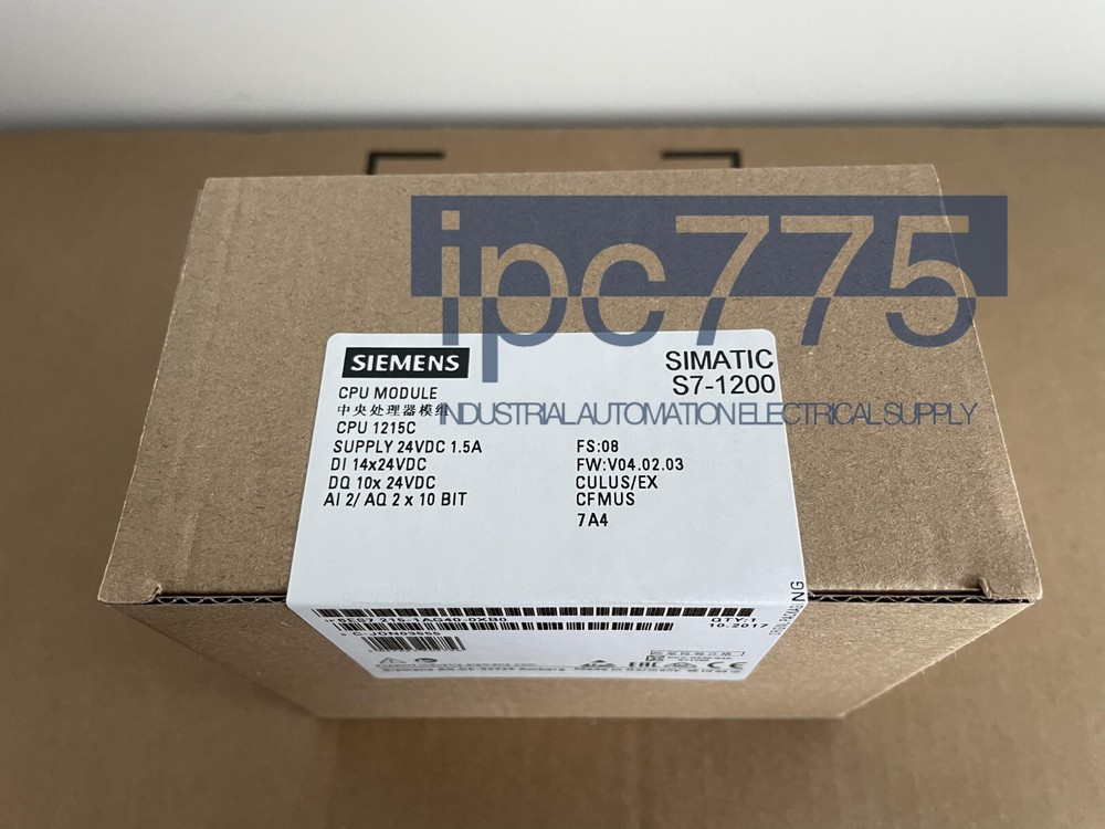 For NEW Siemens PLC CPU 6ES7215-1AG40-0XB0 Programmable Logic Controller Module