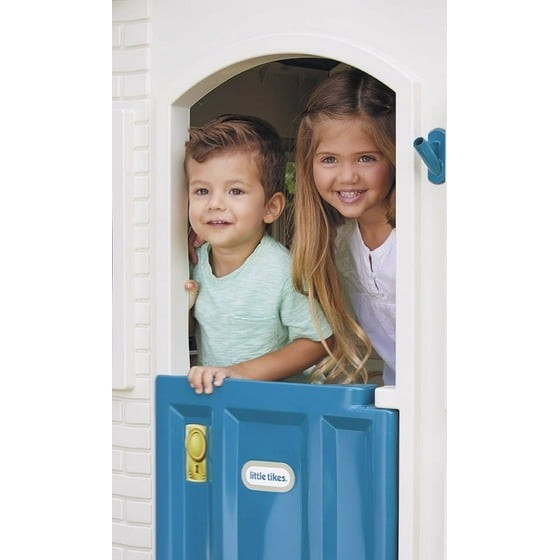 Little Tikes Cape Cottage Pretend Playhouse with Working Door, Toddlers Ages 2+,
