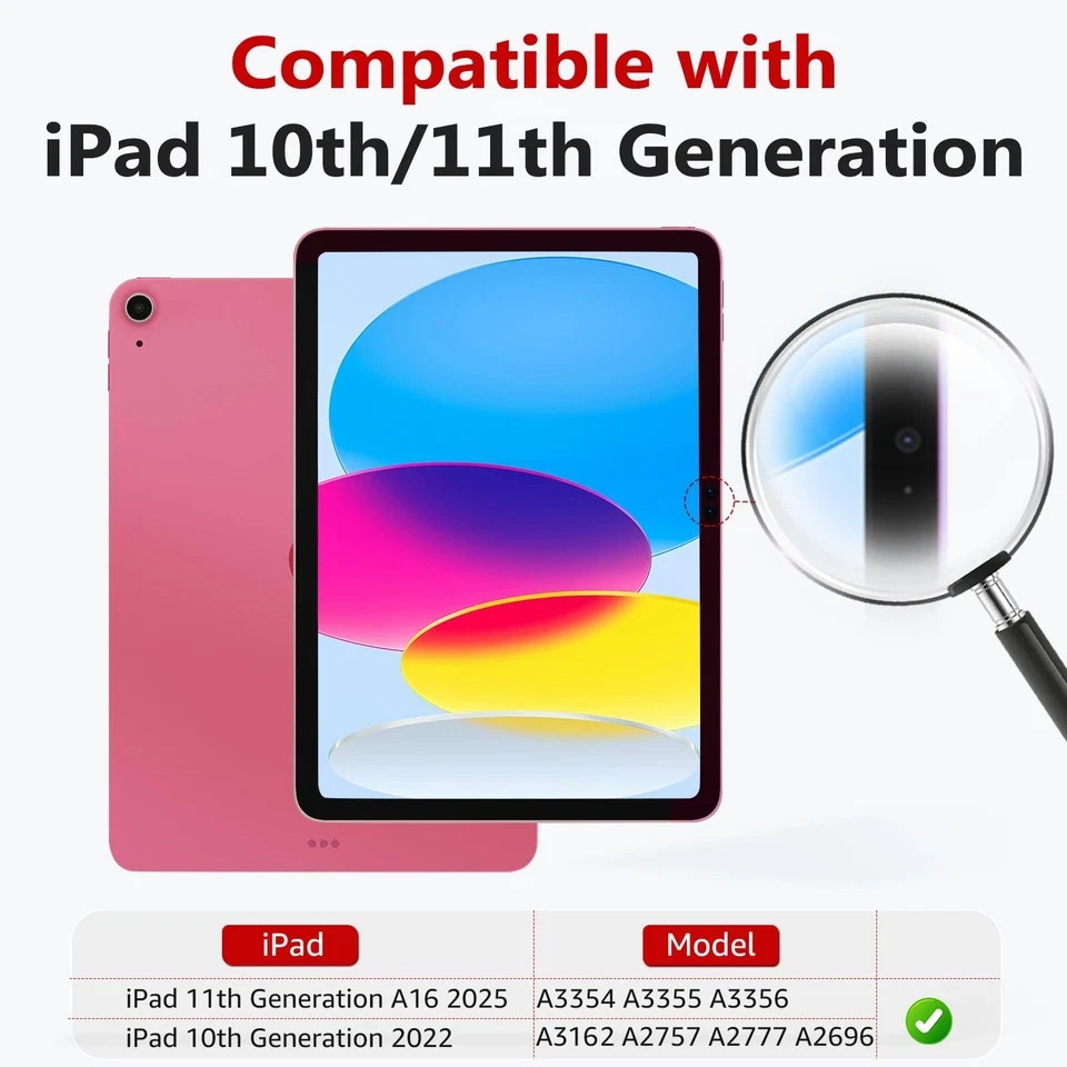 Screen Protector Compatible with iPad A16 11th/10th Generation 11/10.9 Inch,