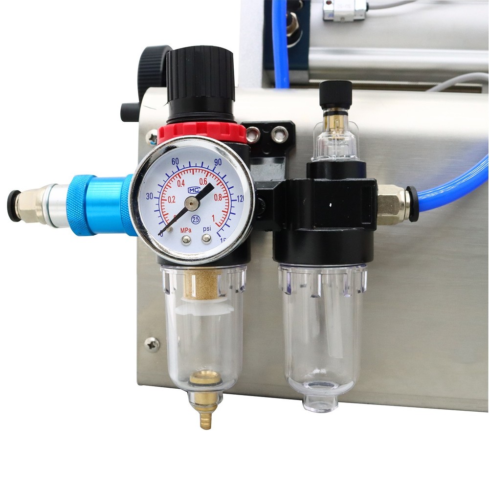 50-500ml Paste Liquid Filling Machine W/ Mixing,Heating Function 2Nozzle Filling