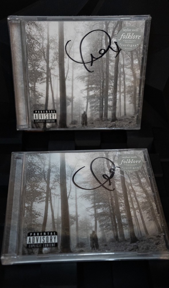 Taylor Swift Autographed Folklore CD Signed Sealed x2