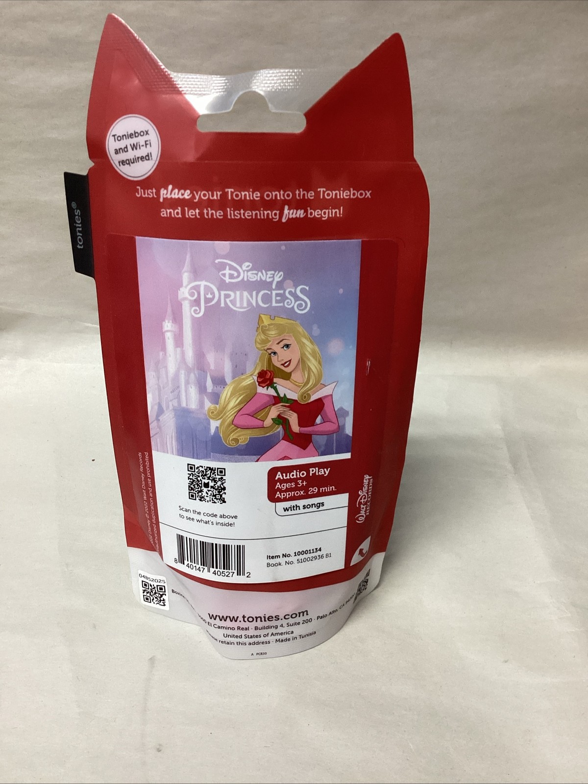 Tonies Disney Princess AURORA Audio Play Tonie Figurine for Toniebox NEW