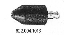 MotoMeter 622 004 1013 Rubber Cone with socket.  63° 21mm
