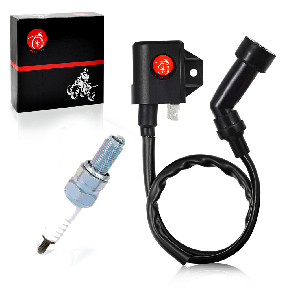 Ignition Coil & Spark Plug W/ Cap For Arctic Cat 400 4X4 LE Automatic 2003-2007