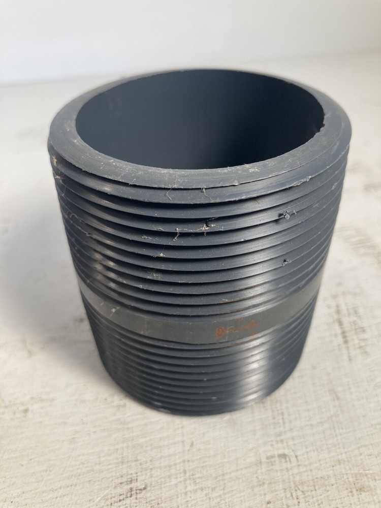 2-1/2" x 3" PVC Schedule 80 Threaded Nipple