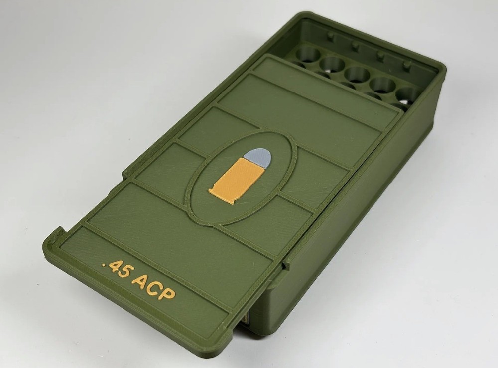 Ammo Storage Box 45 ACP 50 Rounds