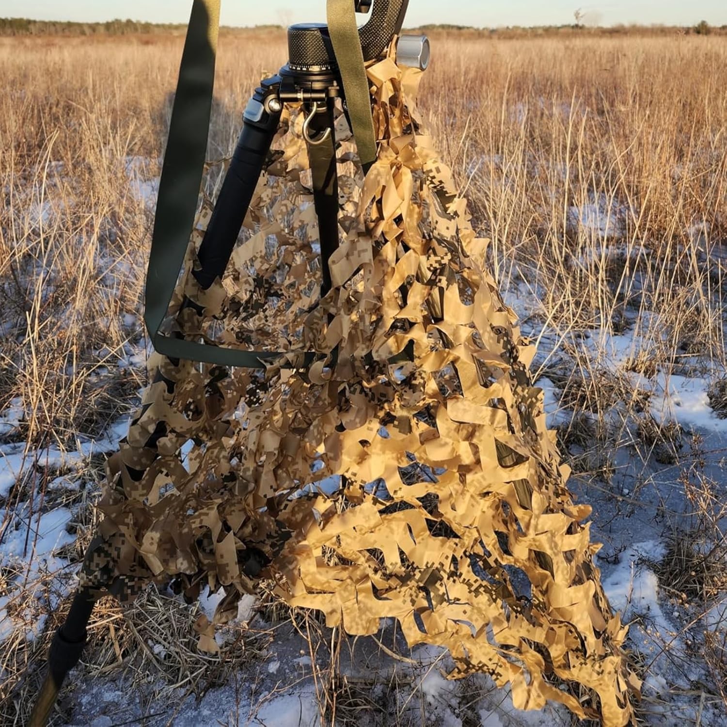 Camo Netting, Camouflage Net Blinds Great for Sunshade Camping Shooting Hunting