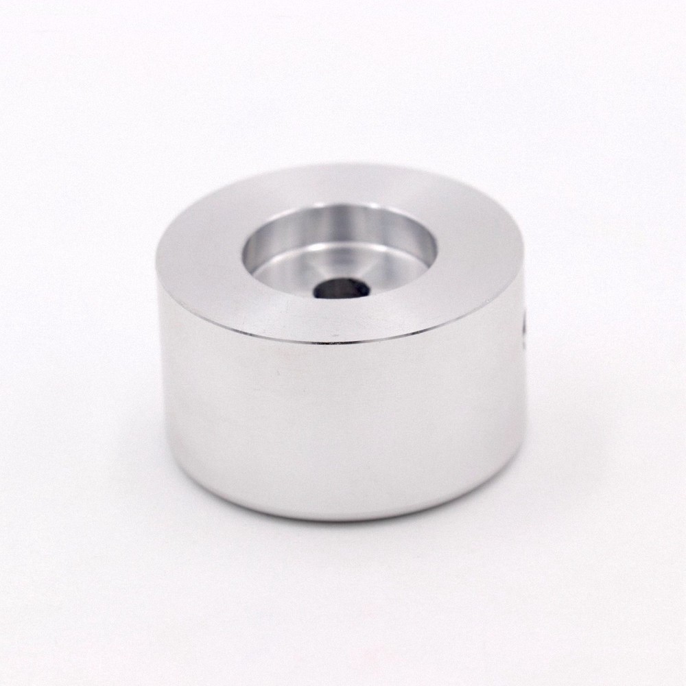 1pcs High gloss silver Solid aluminum 38*22 Amplifier Volume potentiometer knob