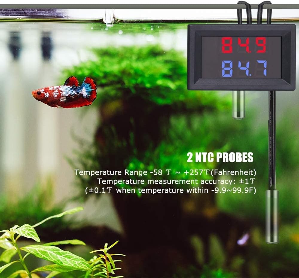 Digital Thermometer Car Auto Temp Gauge Sensor DC 4-28V Universal Engine