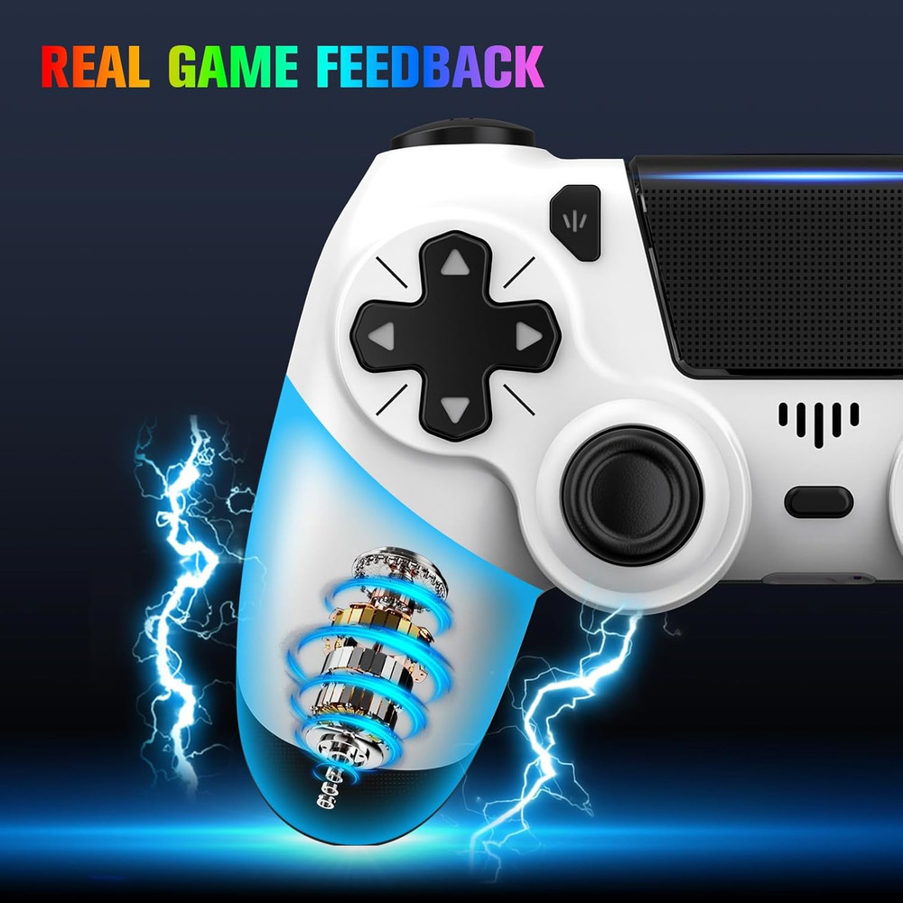 2 Pack Controllers with Charging Dock Station for PS4 Controller, Wireless Contr