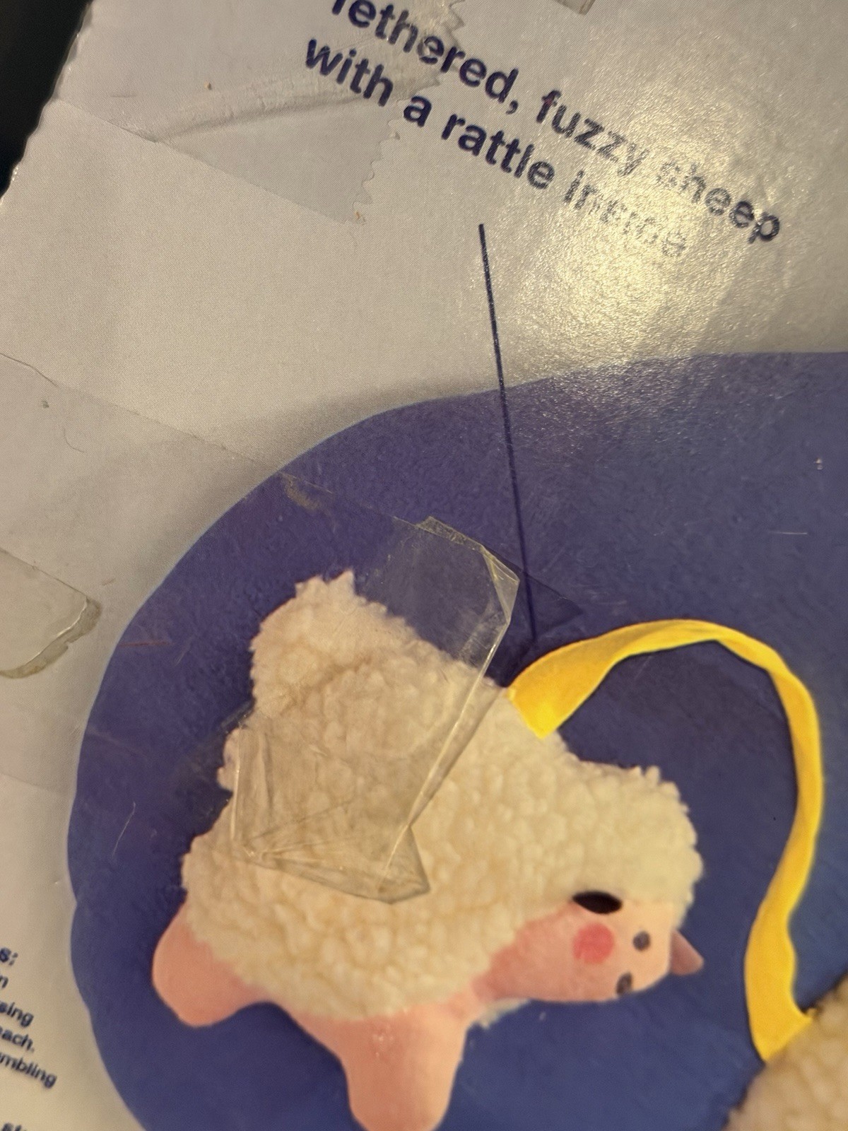 IN BOX Vintage 1992 Little Tikes Fluffy Lamb Quilt Baby Play Mat Tummy Time Toy