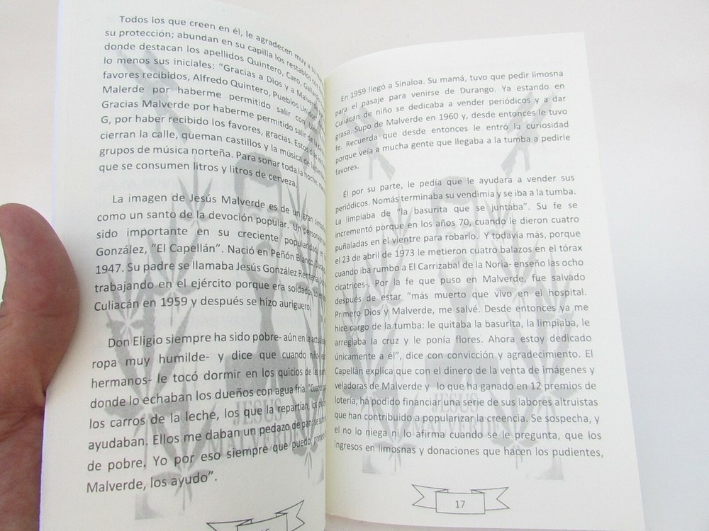 Jesus Malverde El Gran Libro de Historia, Novena y Oraciones Poderosas Libro