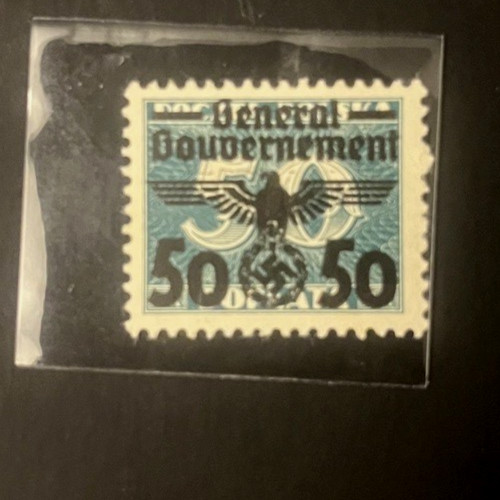 Framed WWI, German postage stamp, and Coin #2