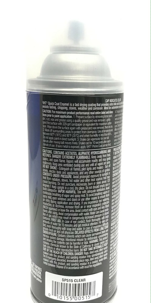 VHT SP515-3 PACK CLEAR Premium Quick Coat Enamel. Quick Drying. Fast Drying 11oz