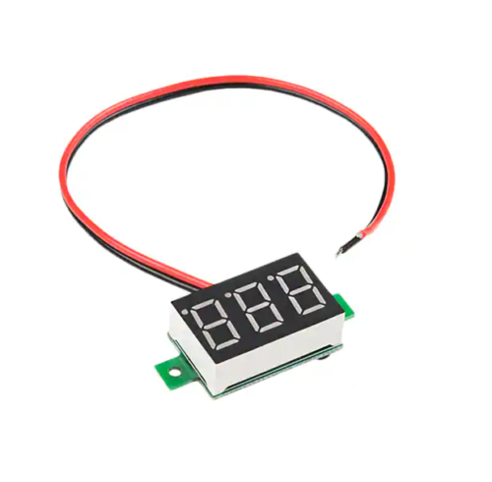 Mini 0.28'' 3 digits DC 0-100v Digital green LED Display Panel Voltage Meter
