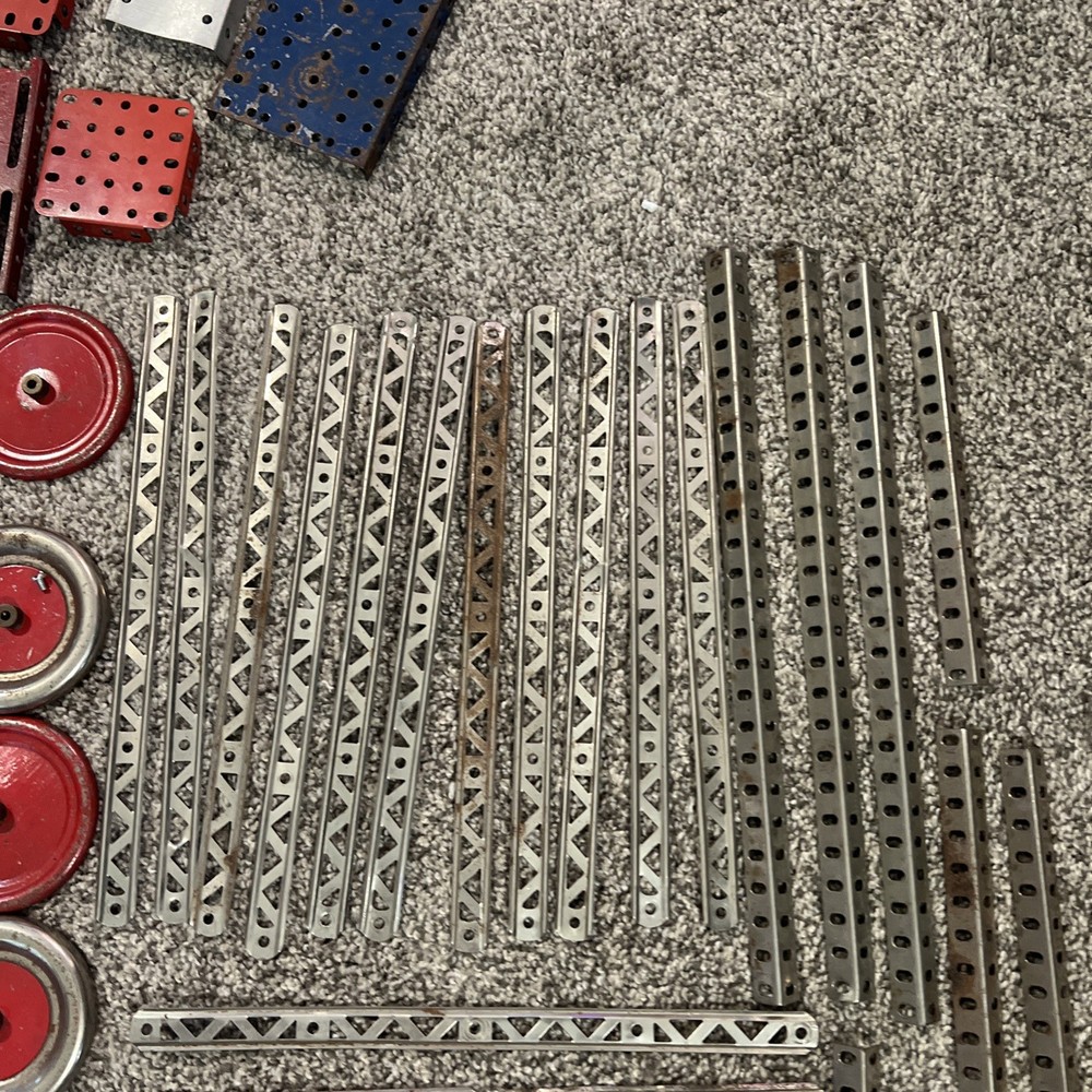 1930's A C Gilbert Erector Set With Manual