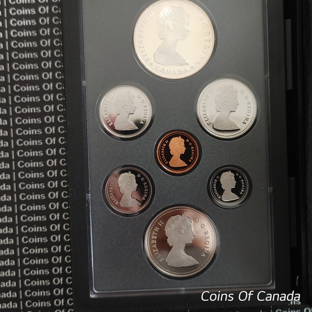 1985 Canada 7 Coin Proof Set - With Special Edition Silver Dollar #coinsofcanada