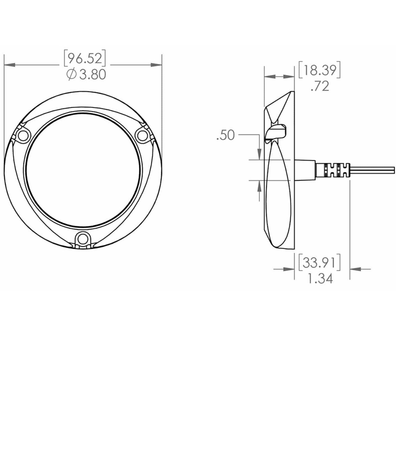 Lumitec SeaBlaze X2 LED Underwater Light - Dual Color - White/Blue 101516