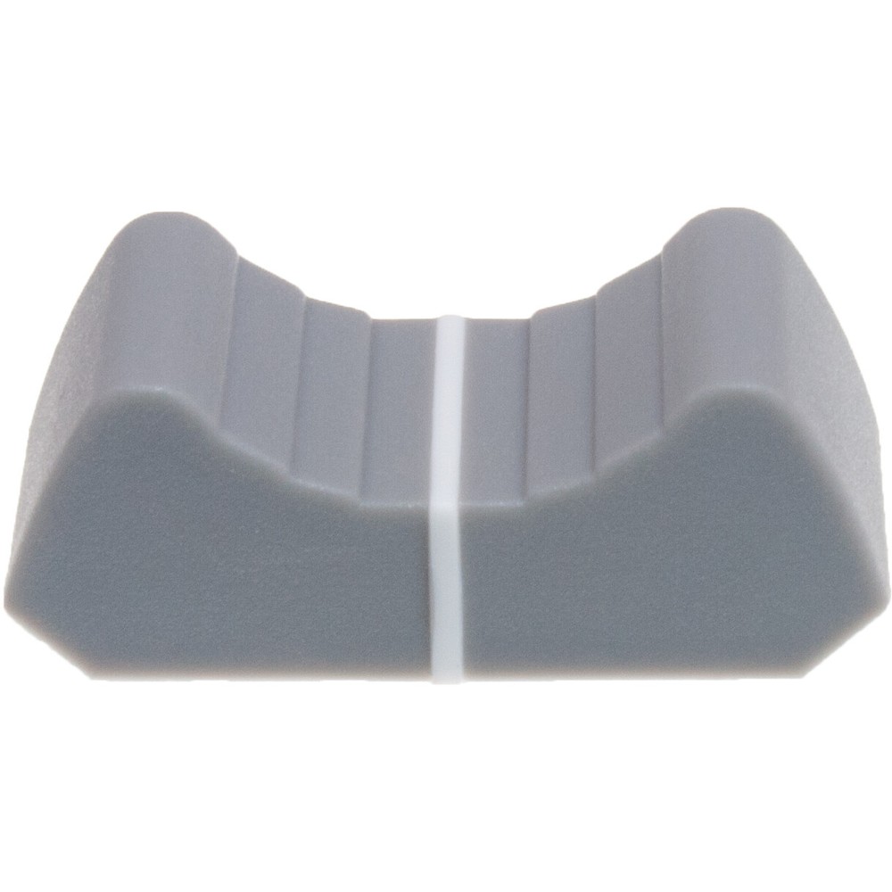 Sifam 2x FADER KNOBs CAP Grey 8mm slider potentiometer replacement pot 26x11mm