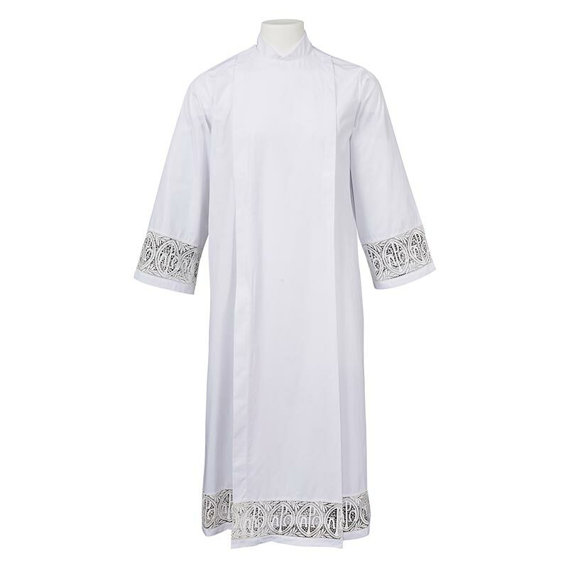 Large Alpha and Omega Lace Insert Wrap Alb Poly / Cotton