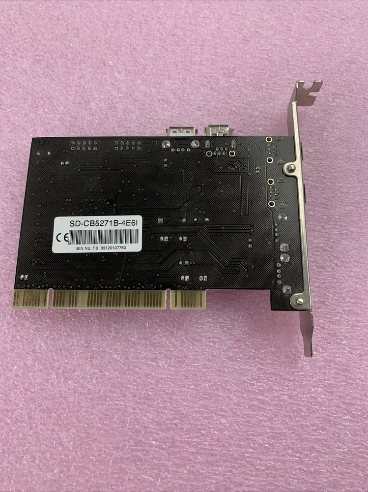 SYBA M5271COMBO USB 2.0 Firewire Combo Controller Card