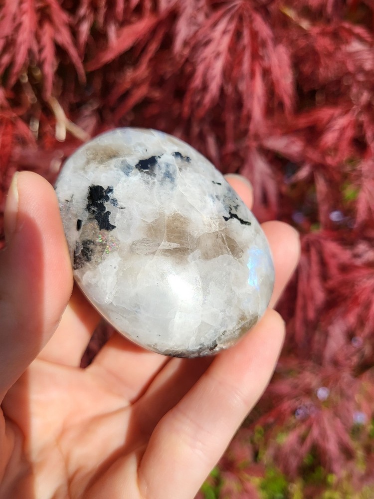 Rainbow Moonstone Palmstone *sale*