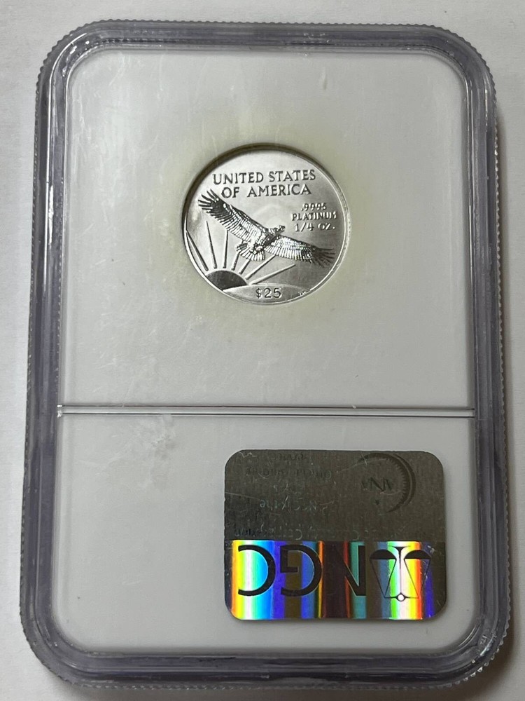 2003 P $25 Platinum Eagle 1/4 oz NGC MS-69