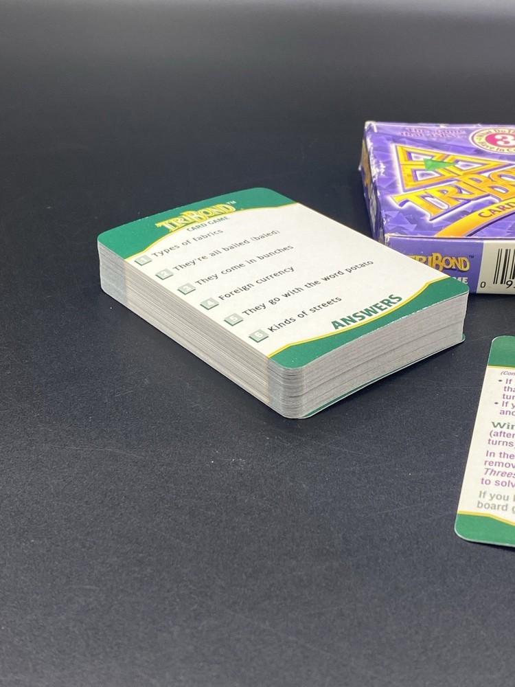 TriBond Card Game 2000 Patch Original