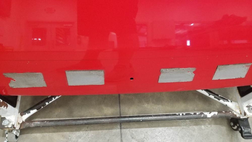 09 DODGE CHALLENGER SRT8 REAR TRUNK DECKLID ASSEMBLY RED