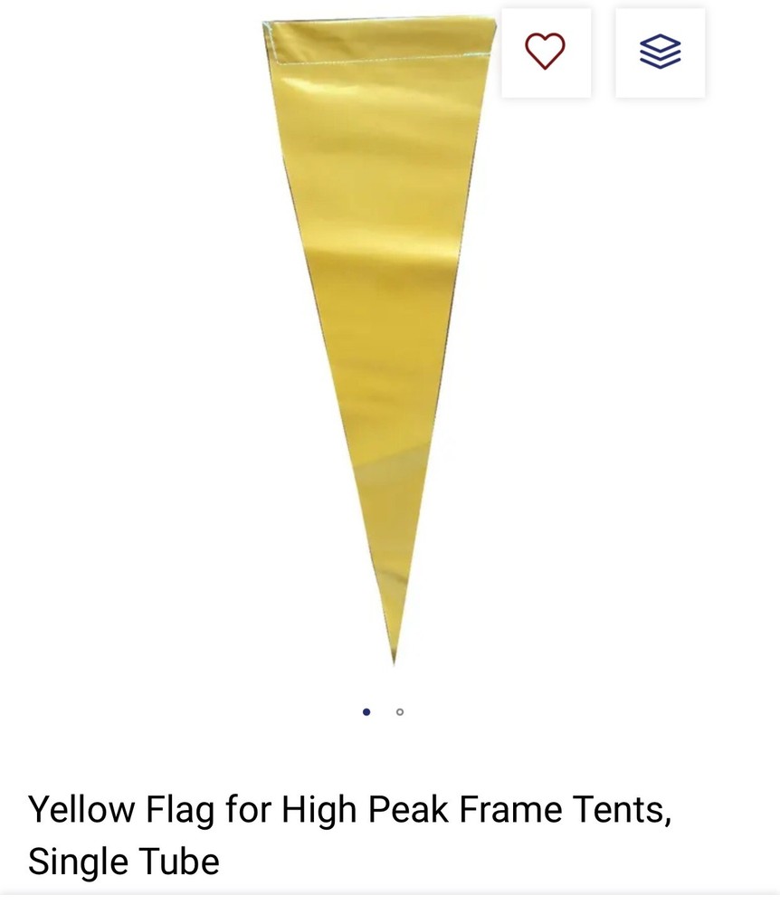 Tent Peak Pin Flag
