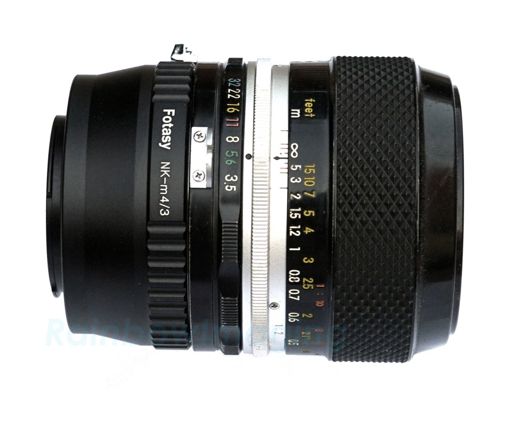 Nikon F lens to Micro 4/3 Adapter Mount Olympus E-M10 E-PM2 E-PM1 E-M5 Mark II