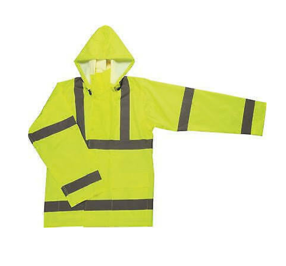 Legend Force 2499600 Yellow Polyester Hi-Viz Jacket - Large