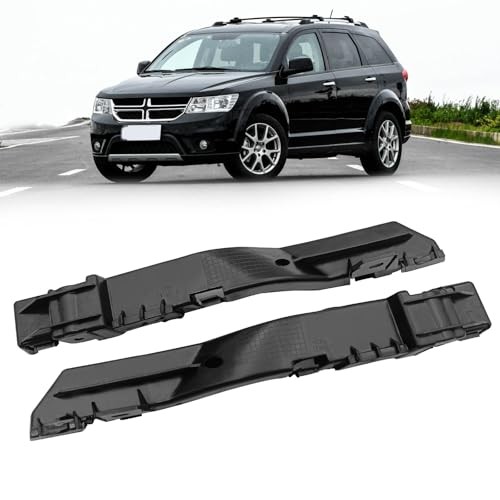 Front Bumper Left Right Bracket Set Compatible with Dodge Journey 2009-2018