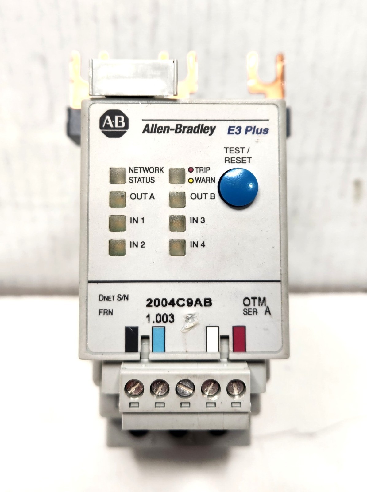 Allen-Bradley 592-EC2AC E3 Plus 1-5A Solid-State Electronic Overload Relay