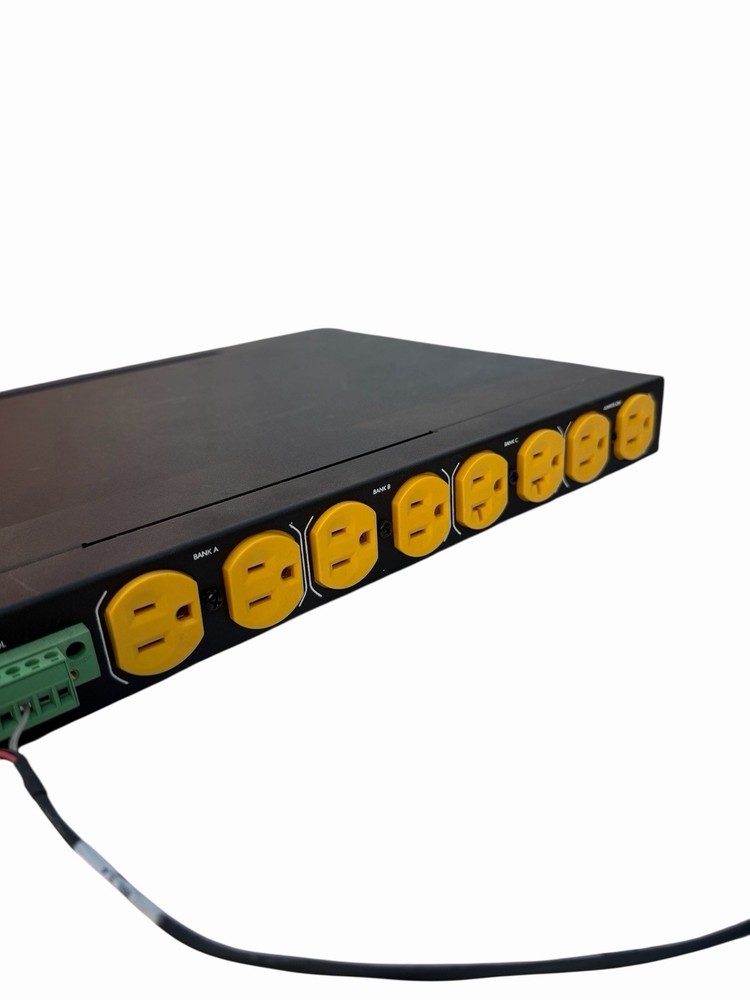 SurgeX SEQ-1U Programmable Sequencer Surge Eliminator 120V/20A Remote Key Lock