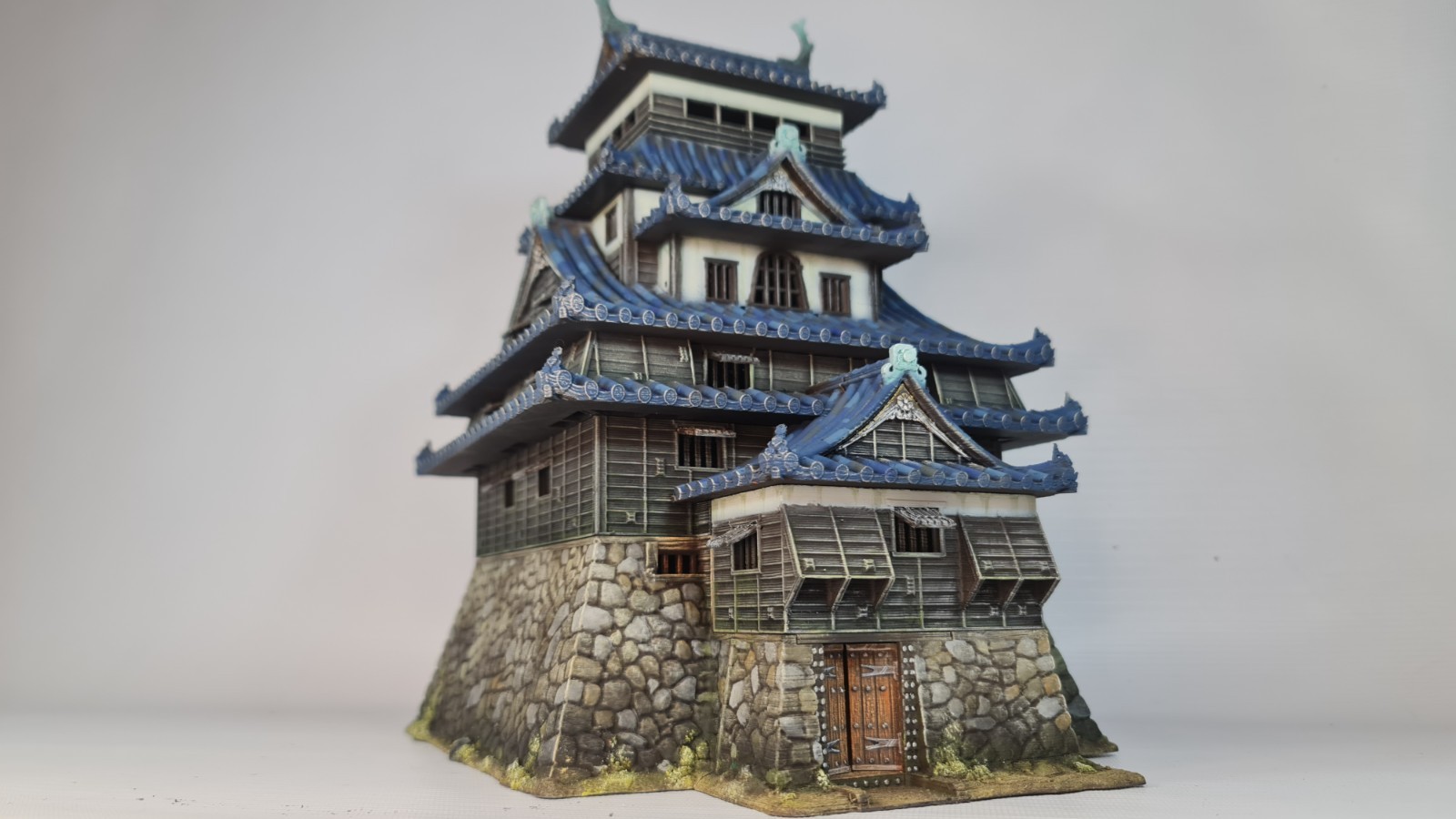 3d printed Japanese castle 28 Miniatures, DnD, Tabletop, RPG, War Game Hatsume